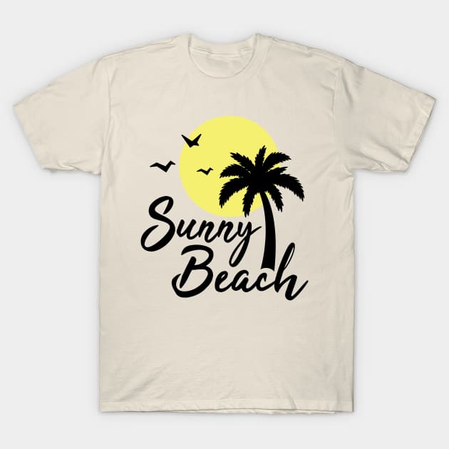 Sunny Beach T-Shirt by ThyShirtProject - Affiliate